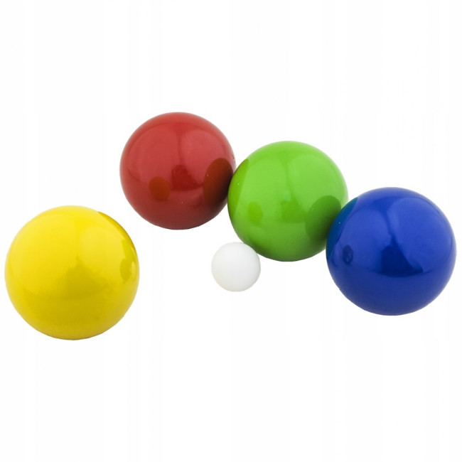 Деревянные игровые мячи 8 шт. - Boule, Bule, Petanque LONDERO 100 мм, в сумке
