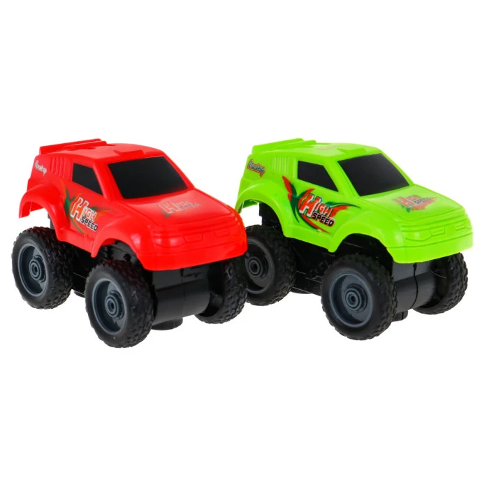 Экстремальный гоночный трек для детей 3+ Трек на сборку 198 шт. + 2 машинки с магнитом