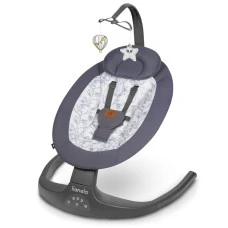 Крісло-гойдалка Lionelo RALF GREY WHITE