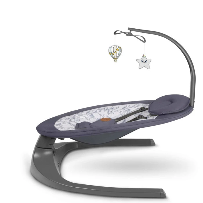 Кресло-качели Lionelo RALF GREY WHITE