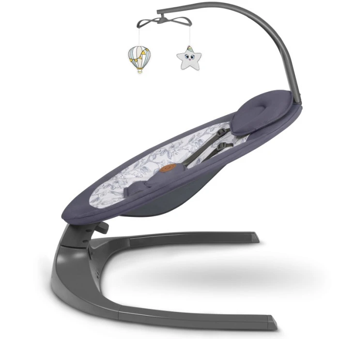 Кресло-качели Lionelo RALF GREY WHITE