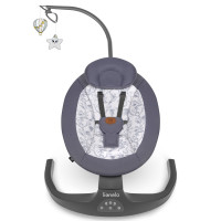 Кресло-качели Lionelo RALF GREY WHITE