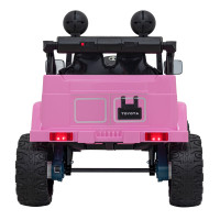 Toyota FJ Cruiser для дітей рожевий + пульт дистанційного керування + повний привід + LED аудіо + EVA + Free Start