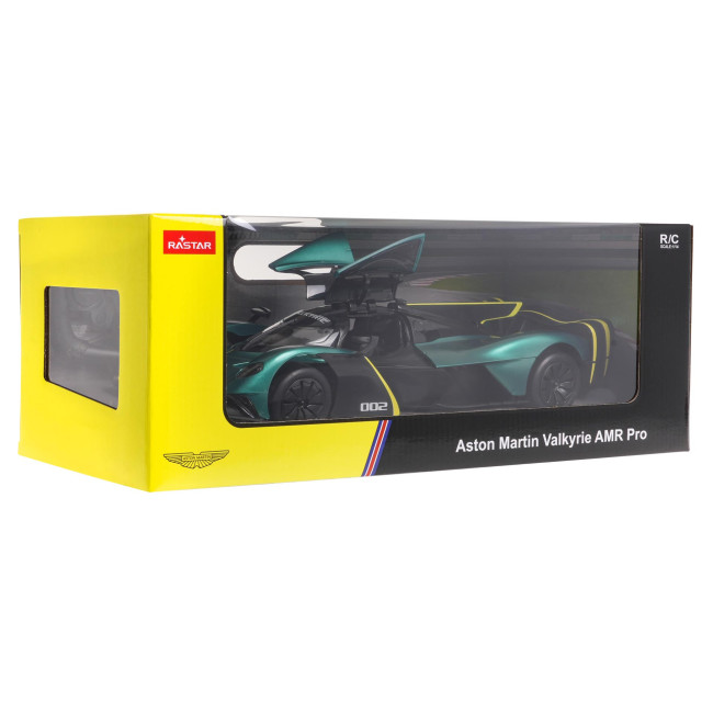 Машинка на радиоуправлении 1:14 Aston Martin Valkyrie AMR Pro Dark Green RASTAR