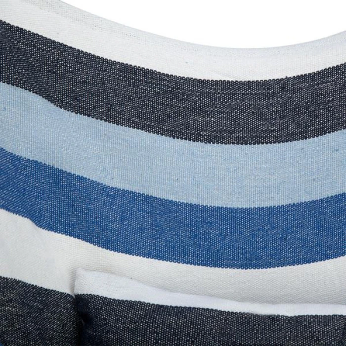 Гамак-крісло підвісне одномісне NILS CAMP NC3107, 103 х 99 см - синьо-біле