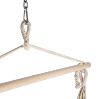 Гамак-кресло подвесное одноместное NILS CAMP NC3107, 103 х 99 см. - сине-белое.