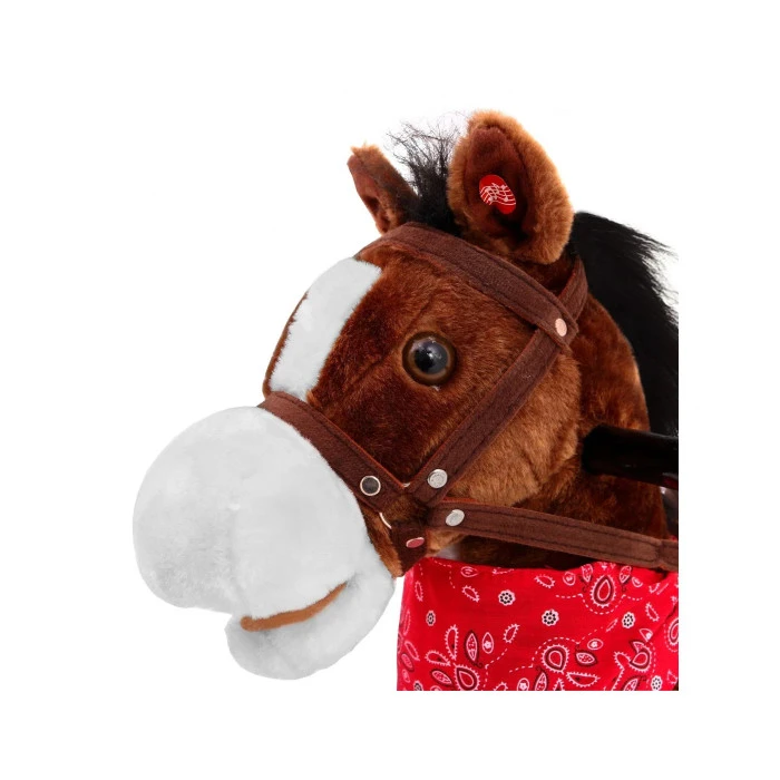 Коник-гойдалка Ramiz FDRK047B-DB, коричнево-біла