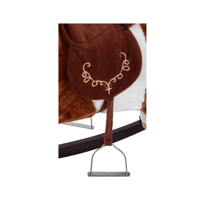 Коник-гойдалка Ramiz FDRK047B-DB, коричнево-біла