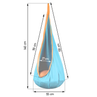 Кресло-кокон подвесной Neo-Sport, бирюзовое