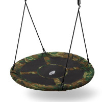 Качели-гнездо круглые NB5032 NILS CAMP, 110 см - камуфляжная