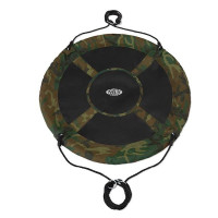 Качели-гнездо круглые NB5032 NILS CAMP, 110 см - камуфляжная
