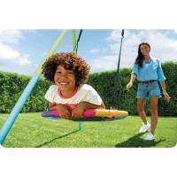 Гойдалка Intex 44125 Гніздо лелеки, 235 x 254 x 200 см - зелено-синя