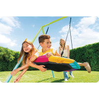 Гойдалка Intex 44125 Гніздо лелеки, 235 x 254 x 200 см - зелено-синя