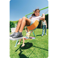 Гойдалка Intex 44125 Гніздо лелеки, 235 x 254 x 200 см - зелено-синя