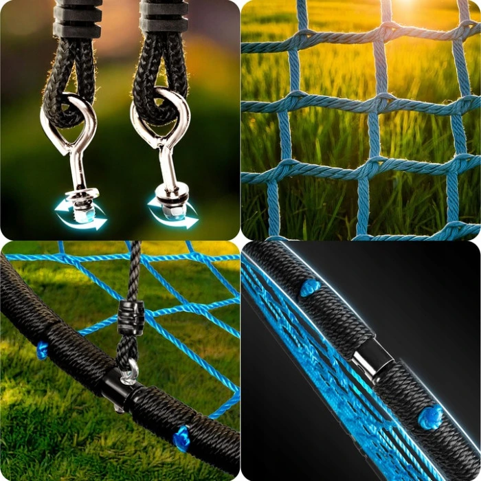 Гойдалка Neo-Sport NS-104 Гніздо лелеки 100 см, блакитний