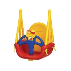 Качели Eduplay 3-в-1 Do Re Mi с погремушкой, 130 х 162 см - разноцветная