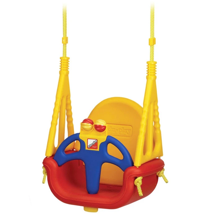Качели Eduplay 3-в-1 Do Re Mi с погремушкой, 130 х 162 см - разноцветная