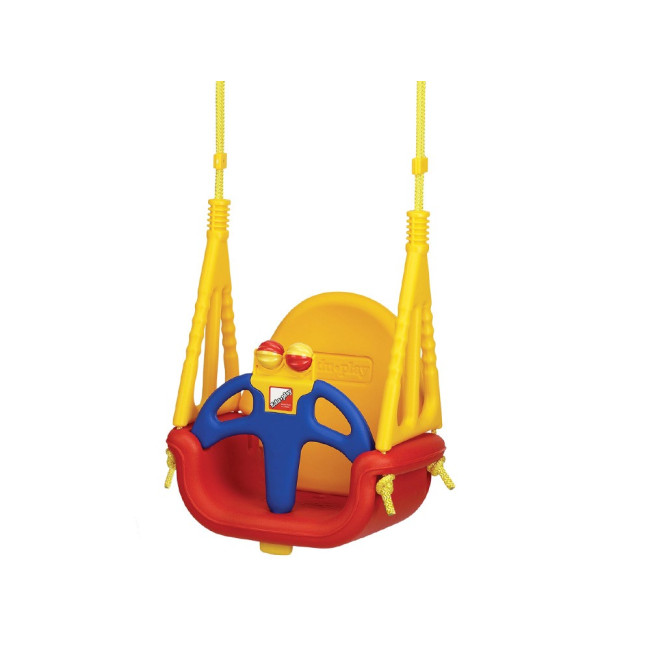 Гойдалка Eduplay 3-в-1 Do Re Mi з брязкальцем, 130 х 162 см - різнокольорова