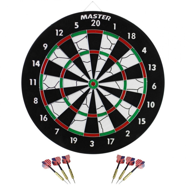 Дартс двухсторонний 2в1 MASTER MAS-E050 - 45 см