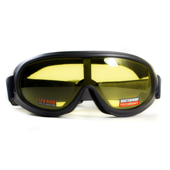 Окуляри захисні з ущільнювачем Global Vision Trump, жовті