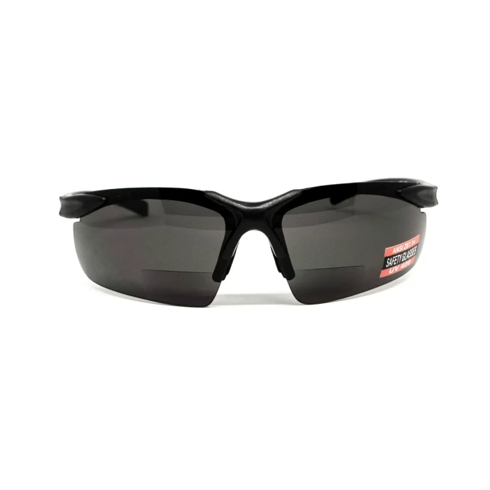 Очки защитные бифокальные Global Vision Apex Bifocal +2.0, серые