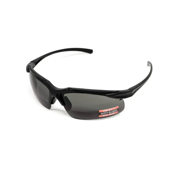 Очки защитные бифокальные Global Vision Apex Bifocal +2.0, серые