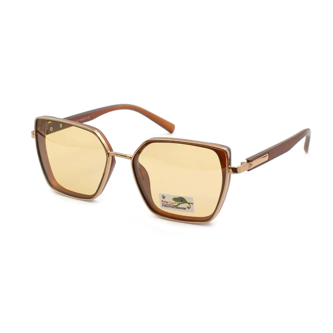 Окуляри фотохромні з поляризацією Polar Eagle PE6138-C2 Photochromic, жовті