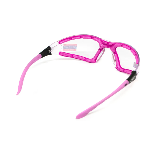 Очки защитные с уплотнителем Global Vision Ruthless Purple Anti-Fog, прозрачные