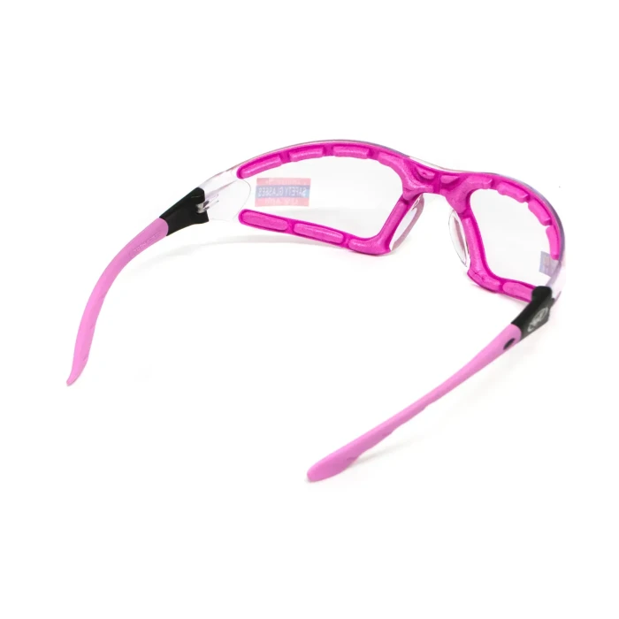 Окуляри захисні з ущільнювачем Global Vision Ruthless Purple Anti-Fog, прозорі