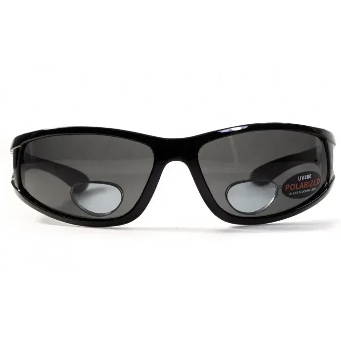 Очки бифокальные поляризационные BluWater Bifocal-3 (+2.0), серые