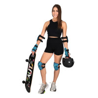 Комплект протекторов размер L NILS EXTREME H727 синий