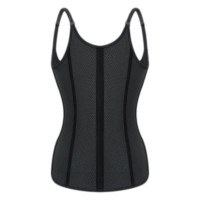 Корсет для фітнесу з лямками inSPORTline Corsup - S - чорний