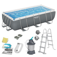 Бассейн каркасный прямоугольный 10в1 Bestway 56442 404 x 201 x 100 см