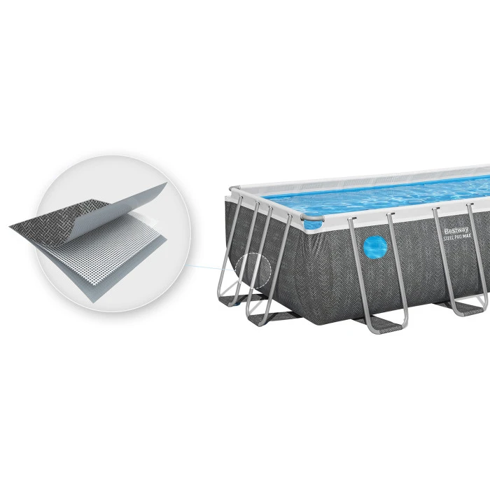 Басейн каркасний прямокутний 10в1 Bestway 561MB, 488 x 244 x 122 см