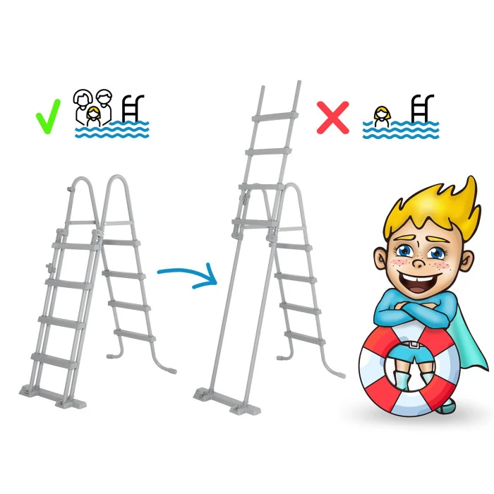 Басейн каркасний прямокутний 10в1 Bestway 561MB, 488 x 244 x 122 см