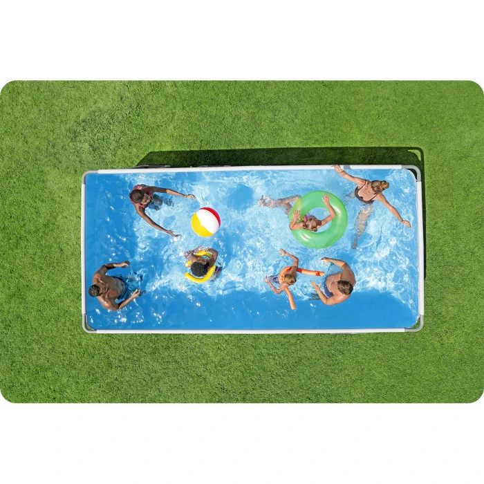 Басейн каркасний прямокутний 10в1 Bestway 561MB, 488 x 244 x 122 см