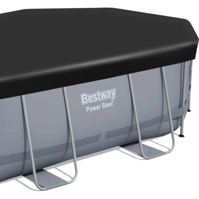 Бассейн каркасный овальный 18в1 Bestway 56448 Power Steel, 488 x 305 см