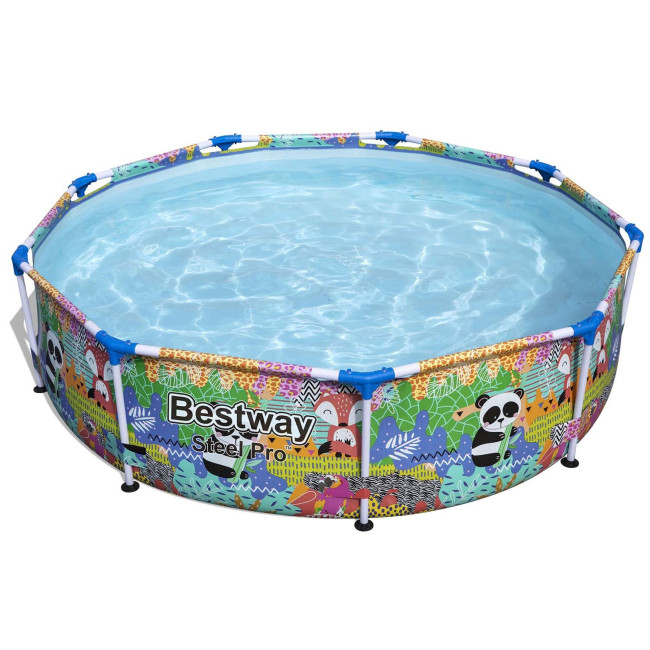 Бассейн каркасный детский Steel Pro Animals of the World Bestway 5612F 274x66 см