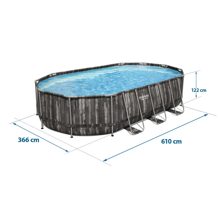 Басейн каркасний 18в1 Bestway 5611R 610 х 366 х 122 см