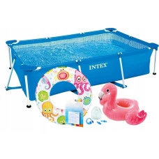 Бассейн каркасный прямоугольный INTEX 28270, 220 x 150 x 60 см