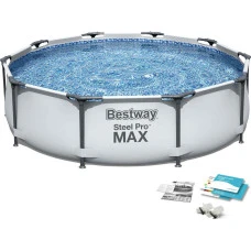 Басейн каркасний 4в1 Bestway 56406 Steel Pro 305 см