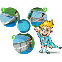 Бассейн каркасный 4в1 Bestway 56406 Steel Pro 305 см