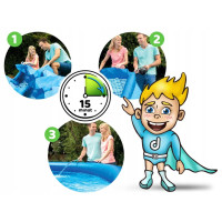 Бассейн надувной 15в1 Intex 28158, 457 х 84 см