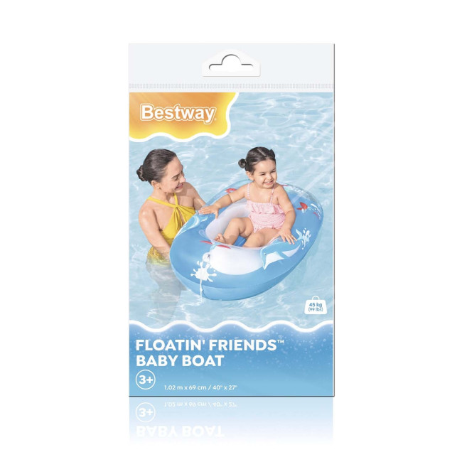 Надувной плот для Bestway 34037 Дельфин, 102 х 69 см