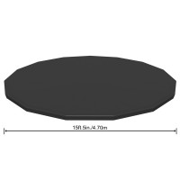 Накрытие для каркасного бассейна Bestway 58038 457 см