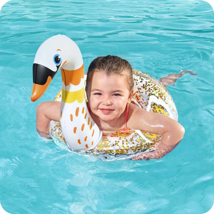 Круг надувной для бассейна Bestway 36306 Лебедь, 61 см