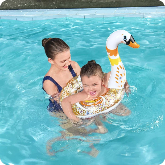 Круг надувной для бассейна Bestway 36306 Лебедь, 61 см