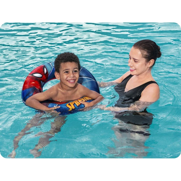 Круг надувной для плавания Bestway 98003 Человек-паук, 56 см