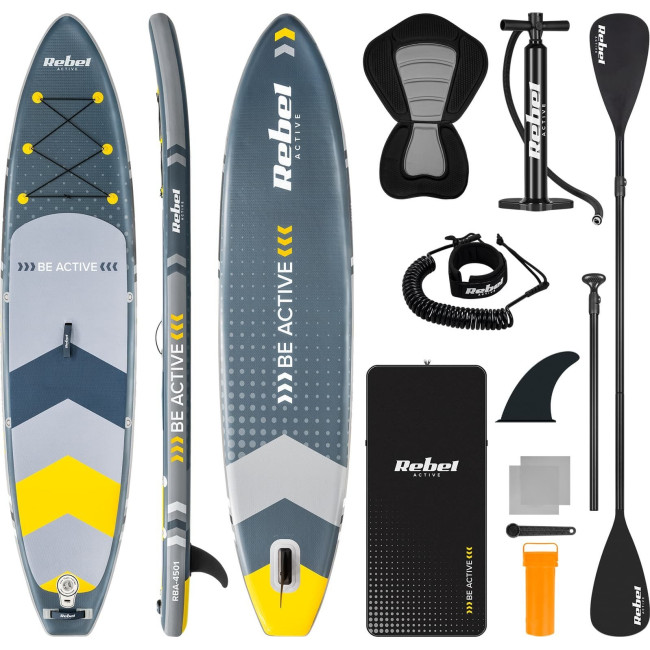 Надувная SUP доска (Сапборд) Rebel ACTIVE RBA4501 350