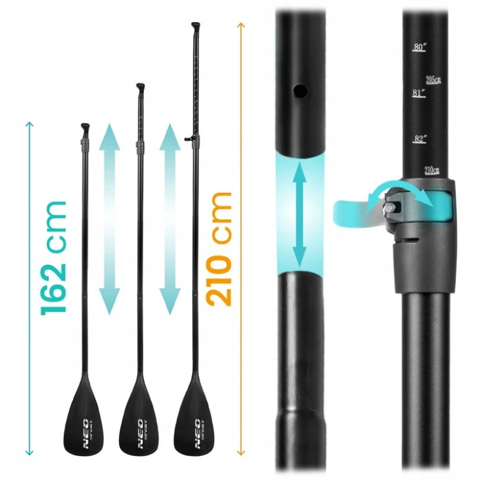 Надувная SUP доска (Сапборд) Neo-Sport 170205 Aquasurf 320 х 84 х 15 см